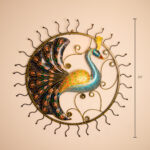 metal Peacock wall frame big (5)