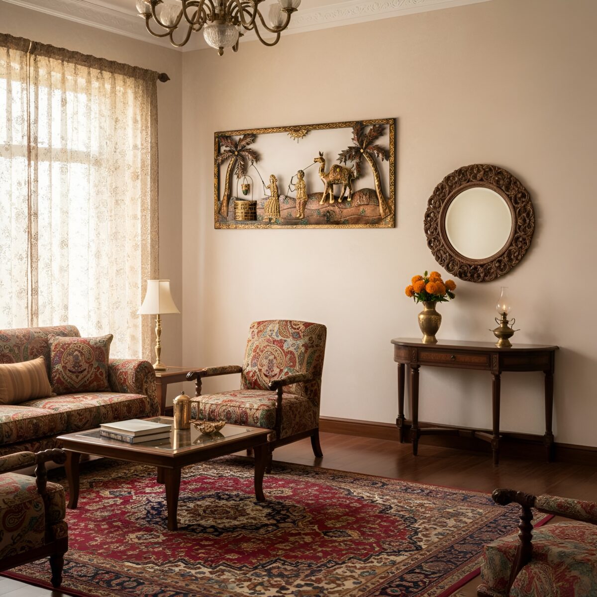 metal Rajasthani Kuwa Kaate frame (1)