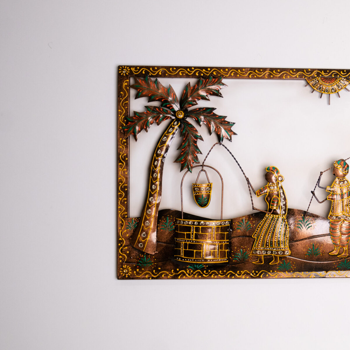 metal Rajasthani Kuwa Kaate frame (4)