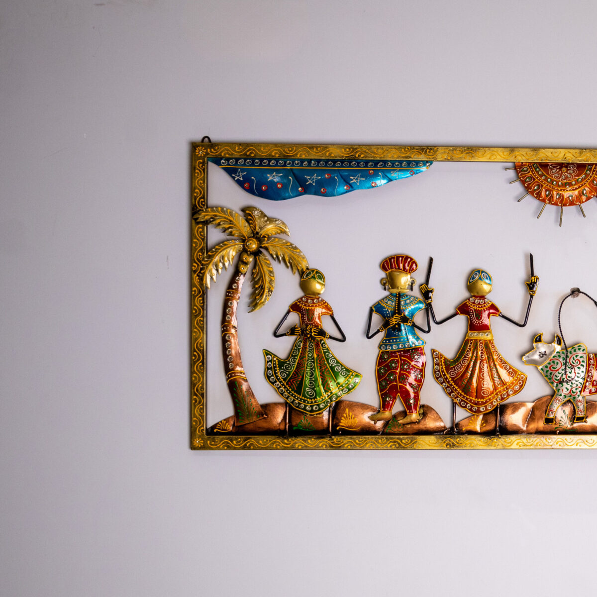 metal Rajasthani village frame (4)