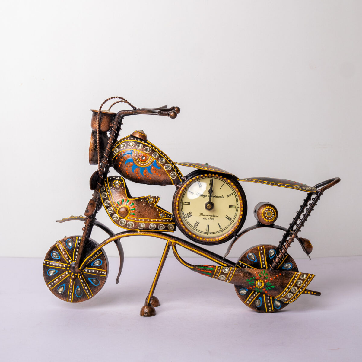 metal bike clock small (2)