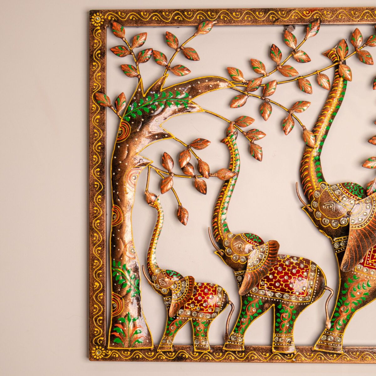 metal elephant wall frame (3)