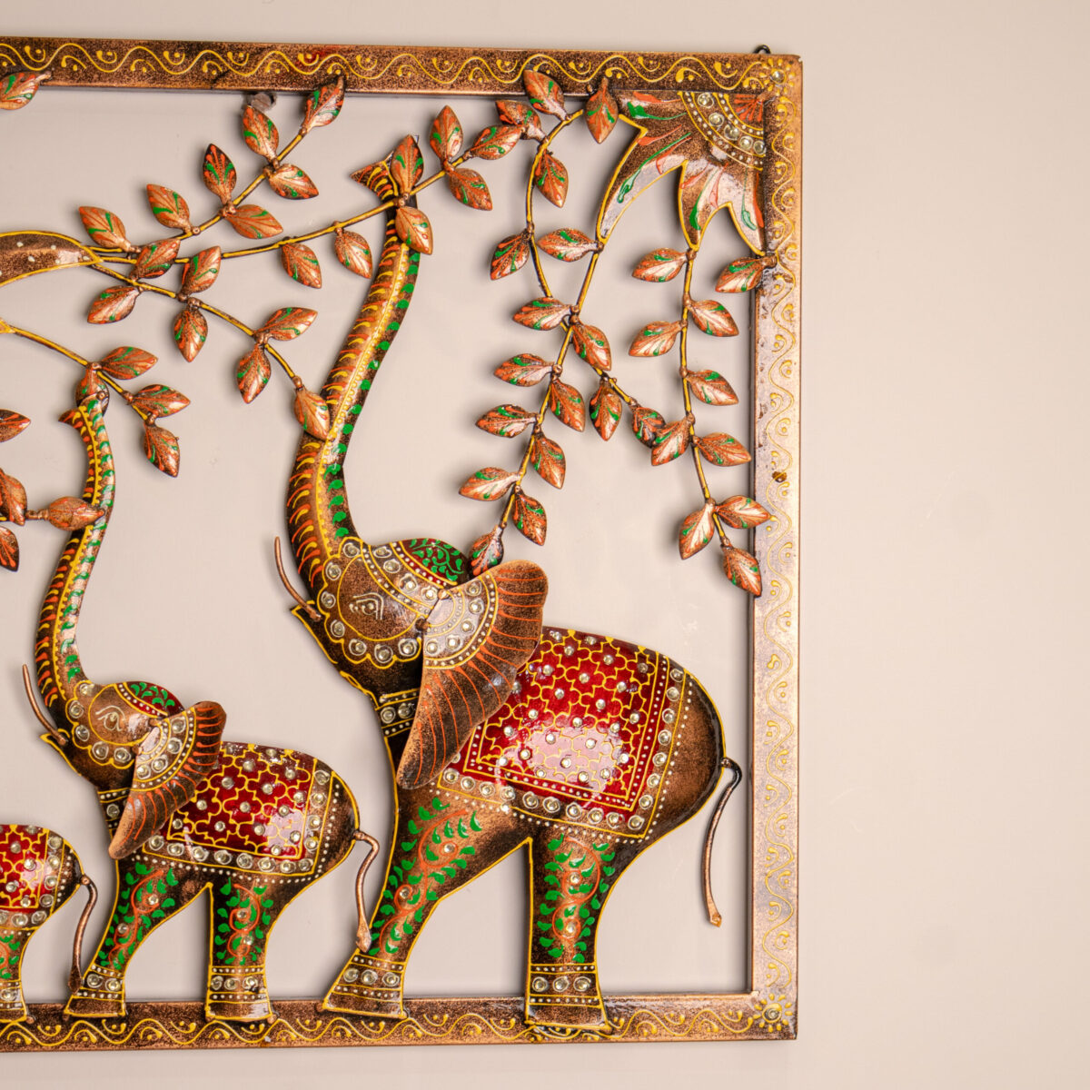 metal elephant wall frame (4)