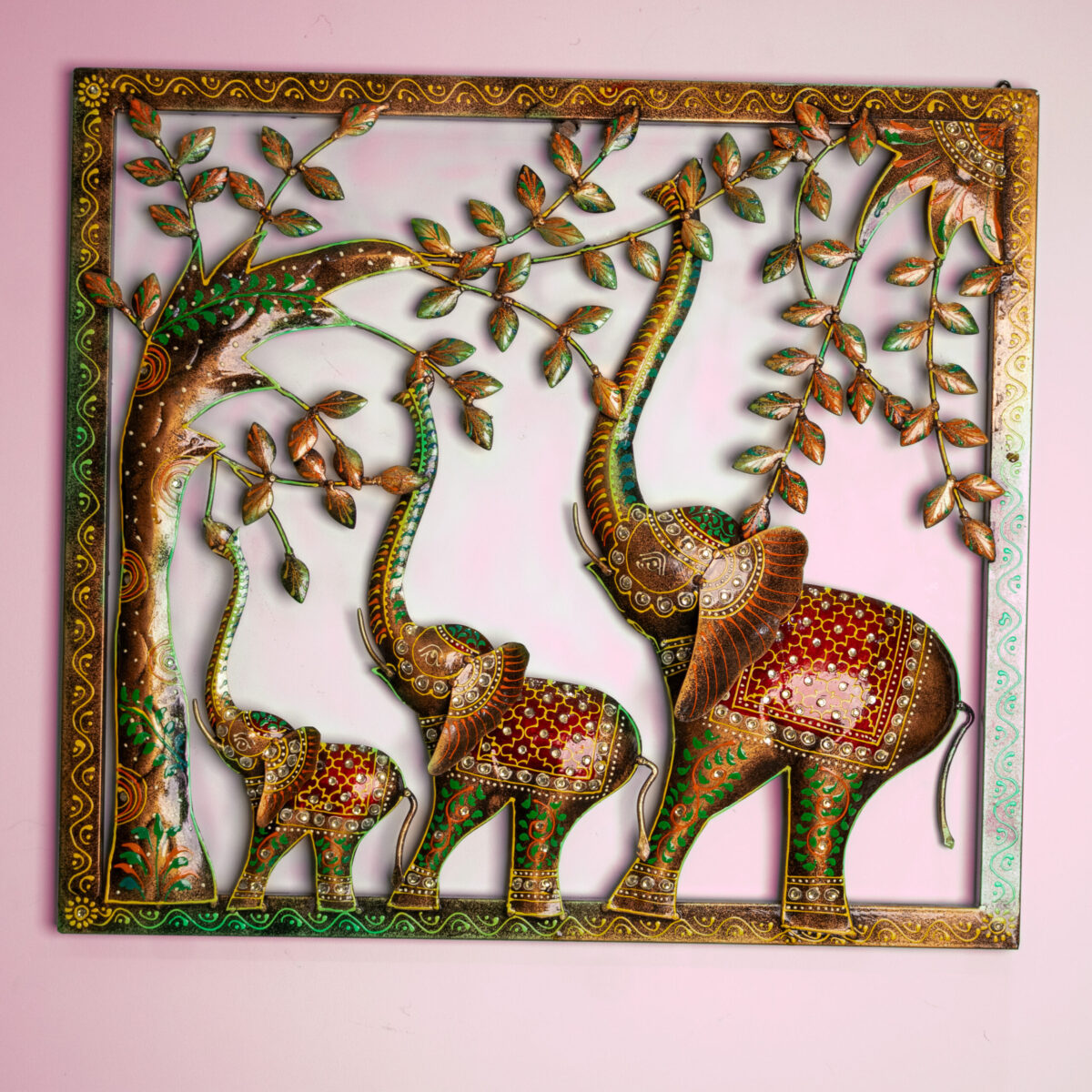 metal elephant wall frame (5)