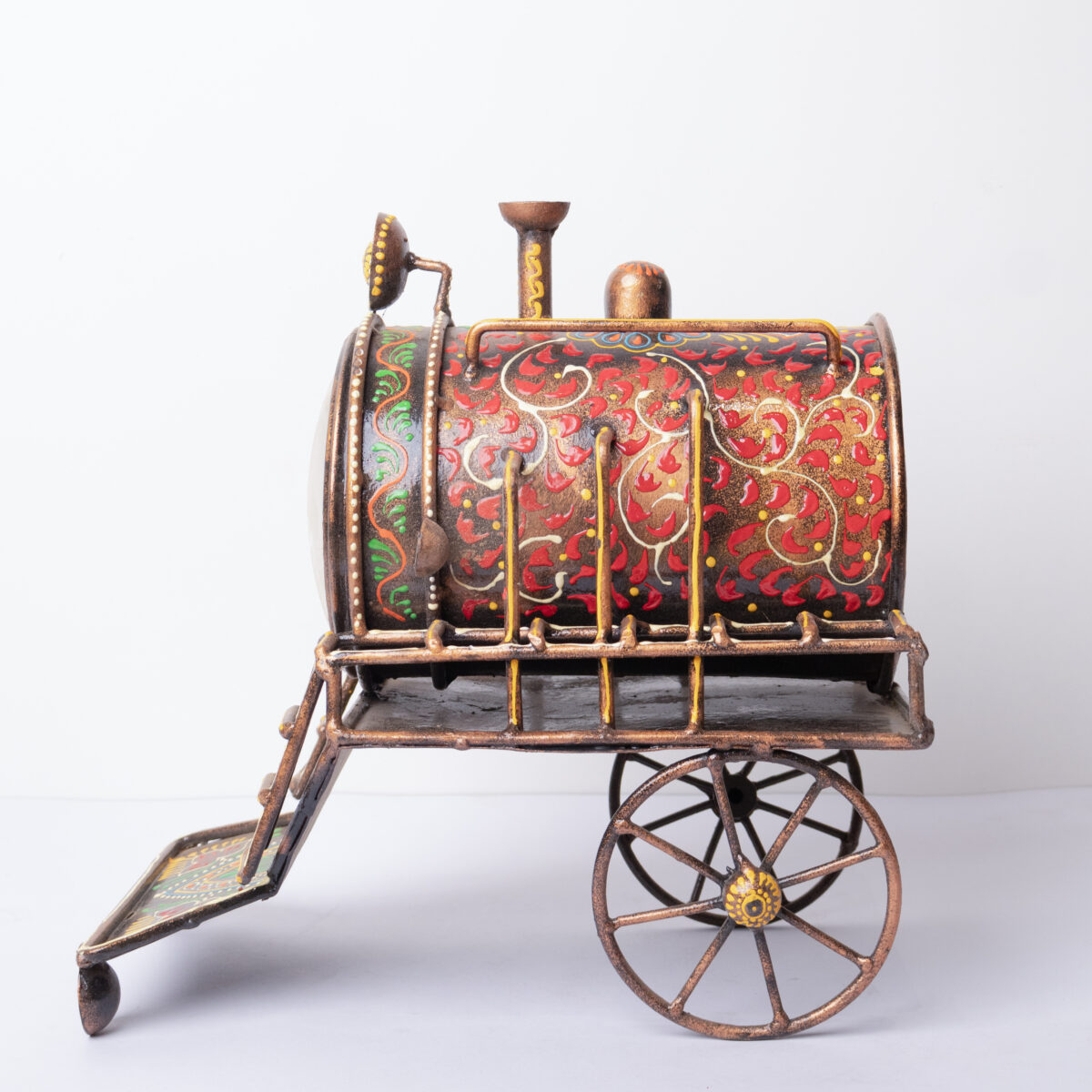 metal train engine clock big (3)