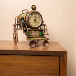 metal train engine clock small (1)