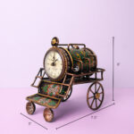 metal train engine clock small (3)
