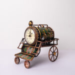 metal train engine clock small (4)