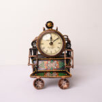 metal train engine clock small (5)
