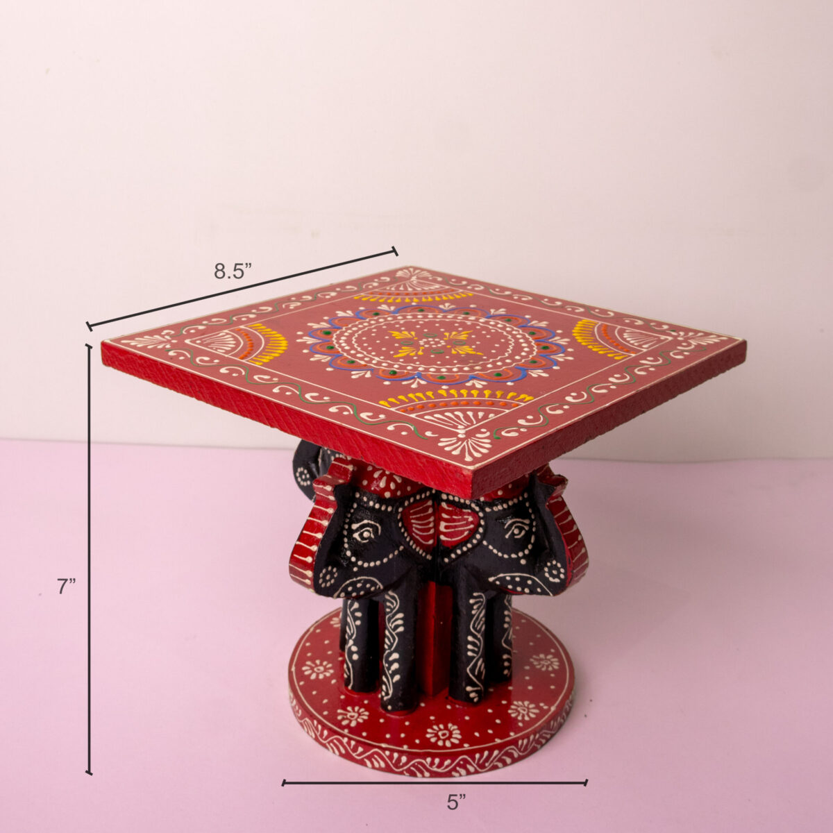 wooden 4elephant table (3)