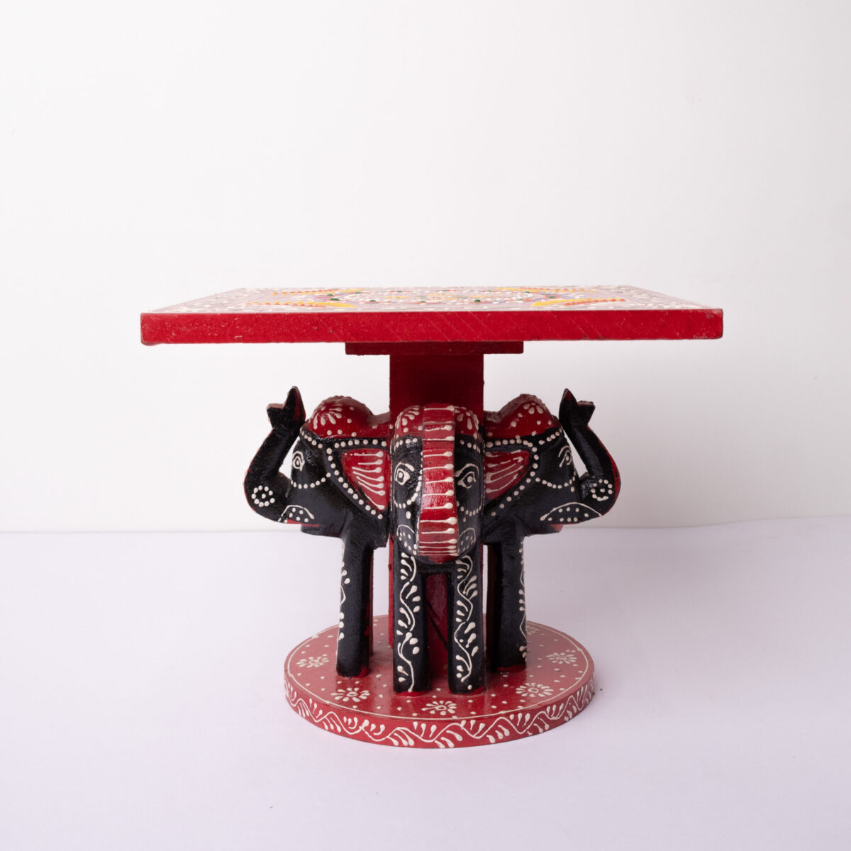 wooden 4elephant table (4)