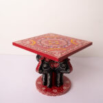 wooden 4elephant table (5)