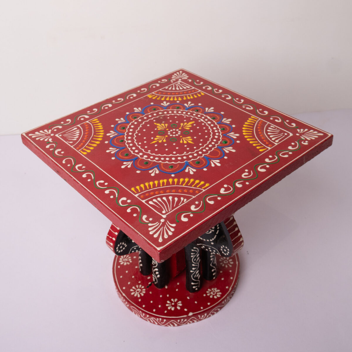 wooden 4elephant table (6)