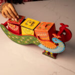 wooden Peacock dry fruit box (3)