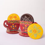 wooden cup shape Tea coaster (6)