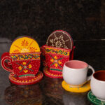 wooden cup shape Tea coaster (7)