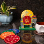 wooden elephant Tea coaster (1)