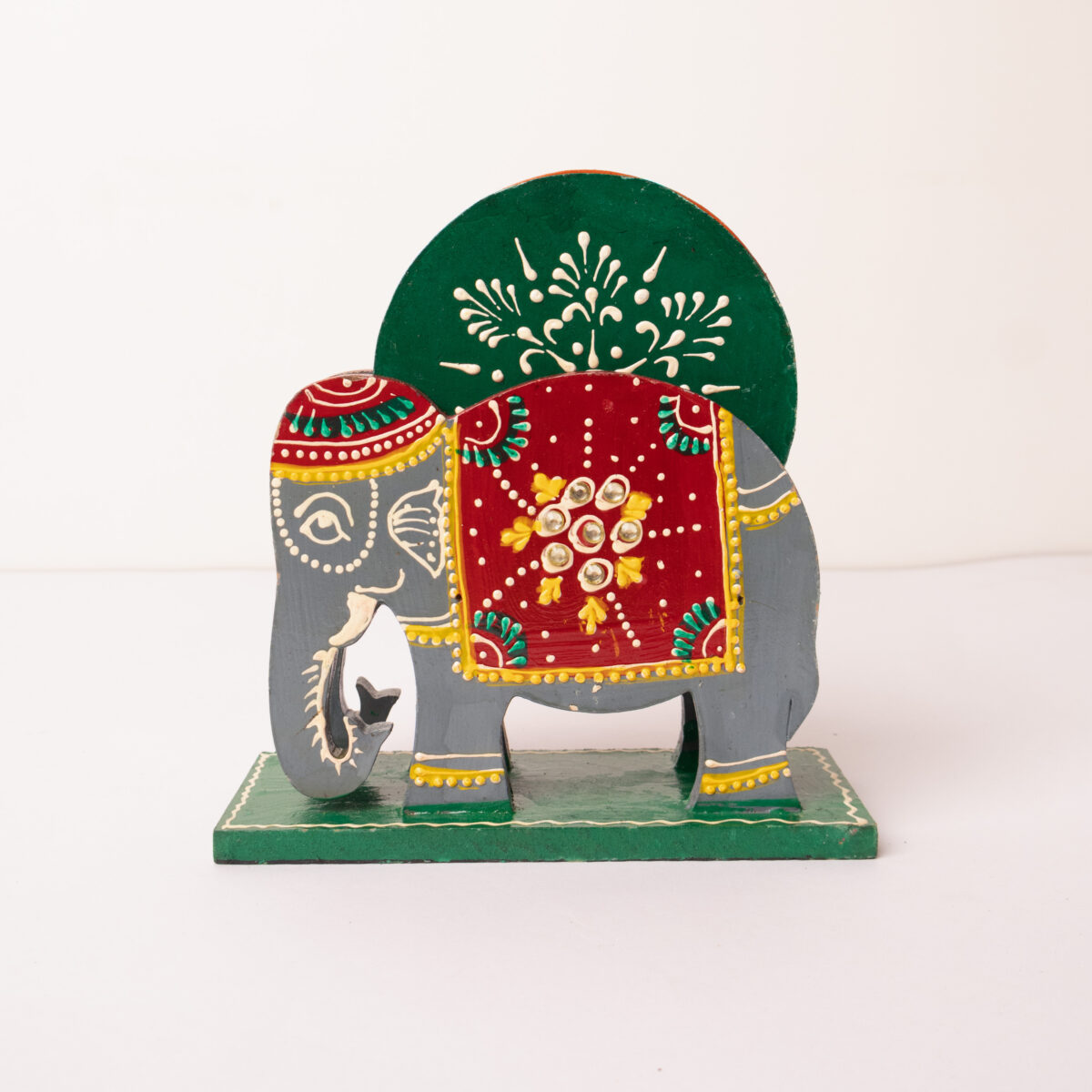 wooden elephant Tea coaster (5)