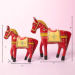 wooden horse set of 2 (4)