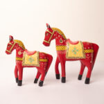 wooden horse set of 2 (8)
