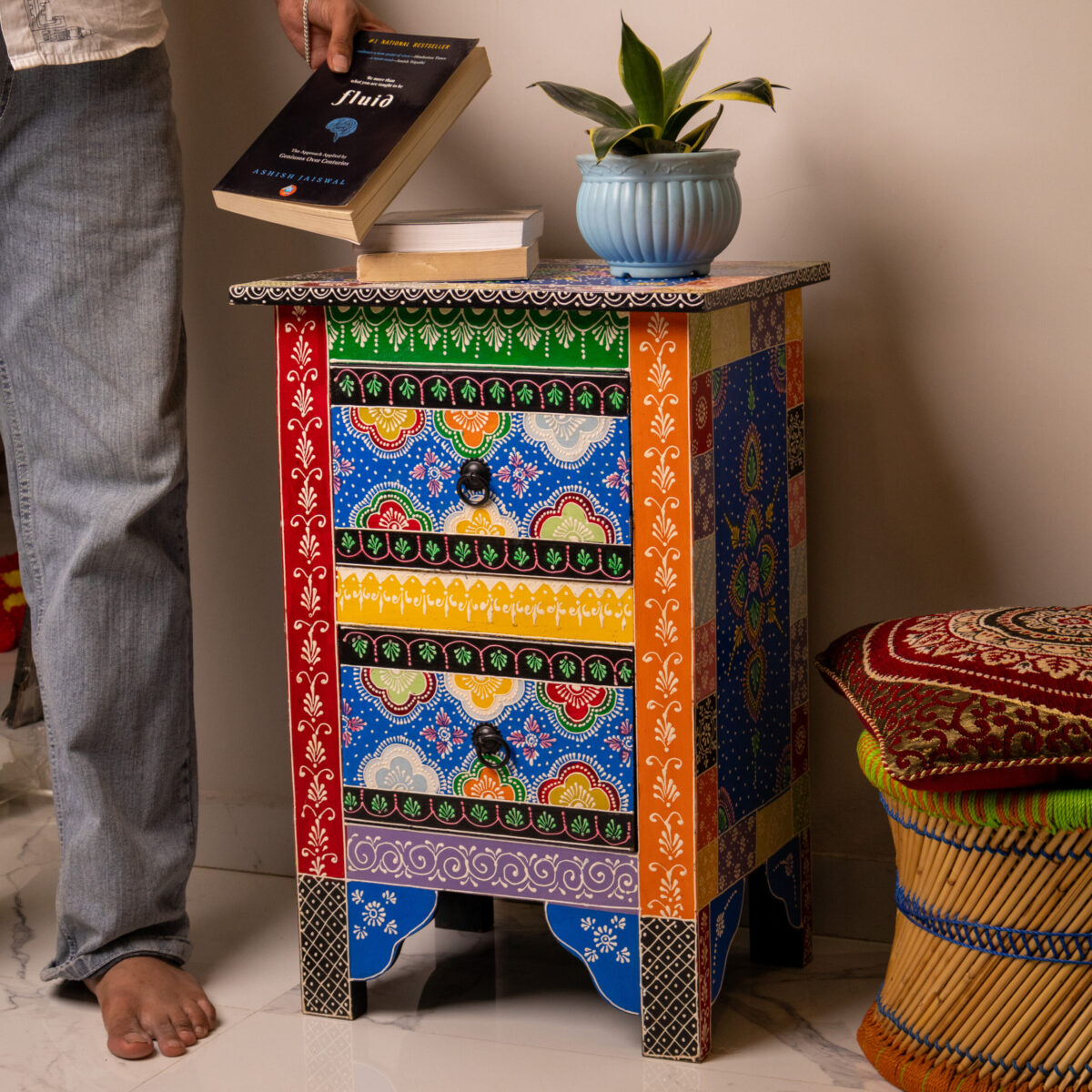 wooden panting badside 2 drawer (2)