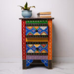 wooden panting badside 2 drawer (4)