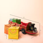 wooden train shaped dry fruits holder 4 box (2)