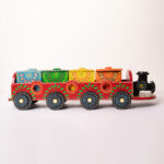 wooden train shaped dry fruits holder 4 box (3)