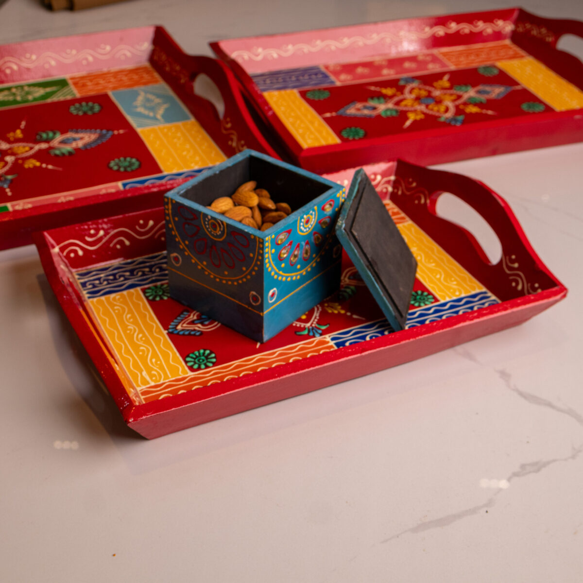 wooden tray set of 3 (4)