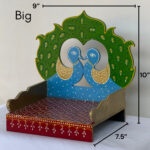 peacock sinhasan diety big (4)