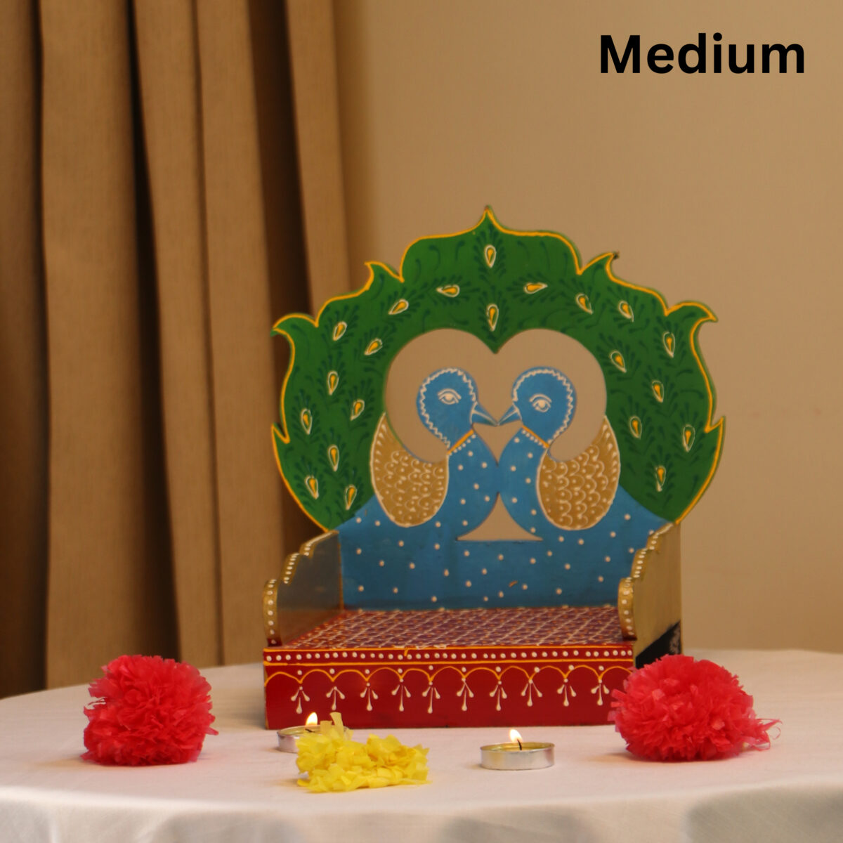 peacock sinhasan diety medium (4)