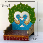 peacock sinhasan diety small (2)