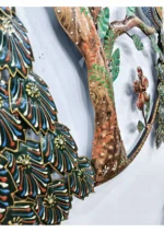 double peacock wall frame 3